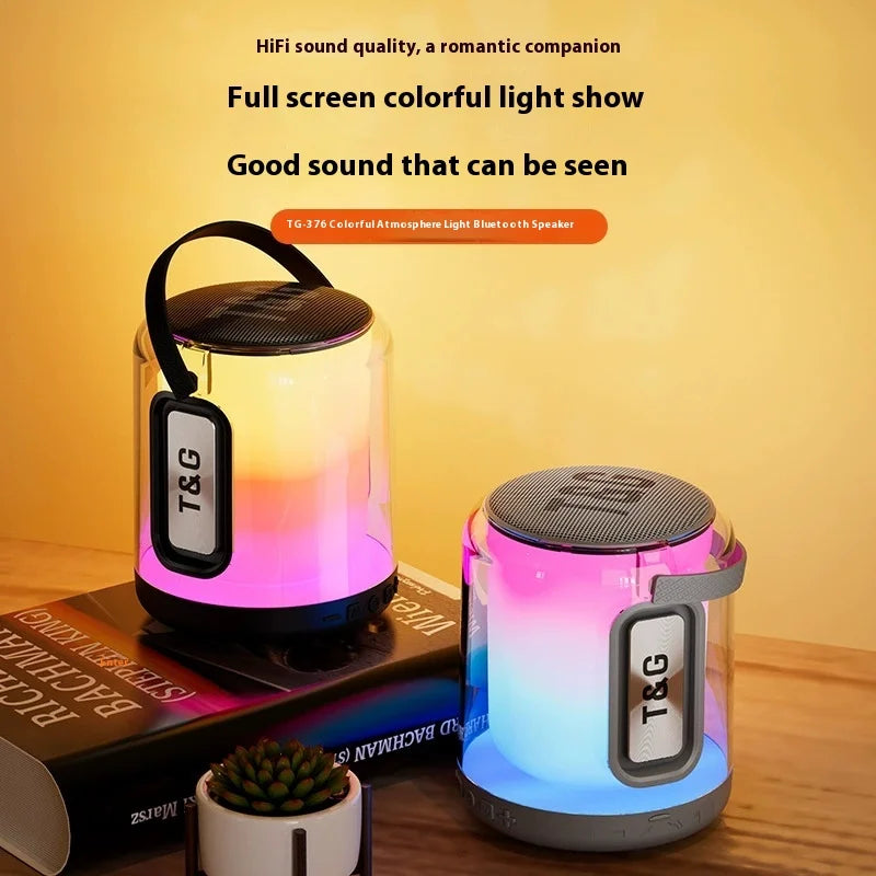 2025 Hot Selling High-Quality Portable Waterproof Speaker Family Party Multi Color Subwoofer Mini Wireless Speaker TG376