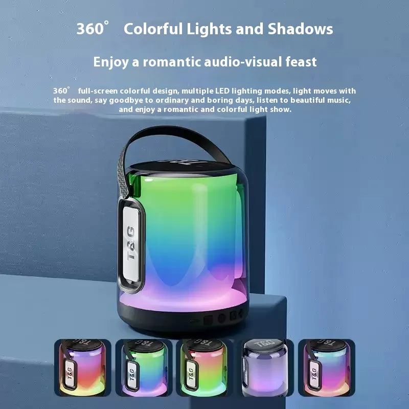 2025 Hot Selling High-Quality Portable Waterproof Speaker Family Party Multi Color Subwoofer Mini Wireless Speaker TG376