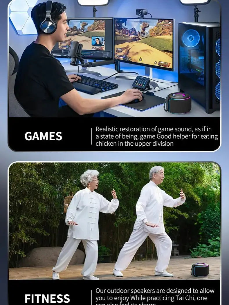 Sooyn gaming speaker pc Noise reduction control High fidelity sound quality C5 LZ-B7 speakers wireless original
