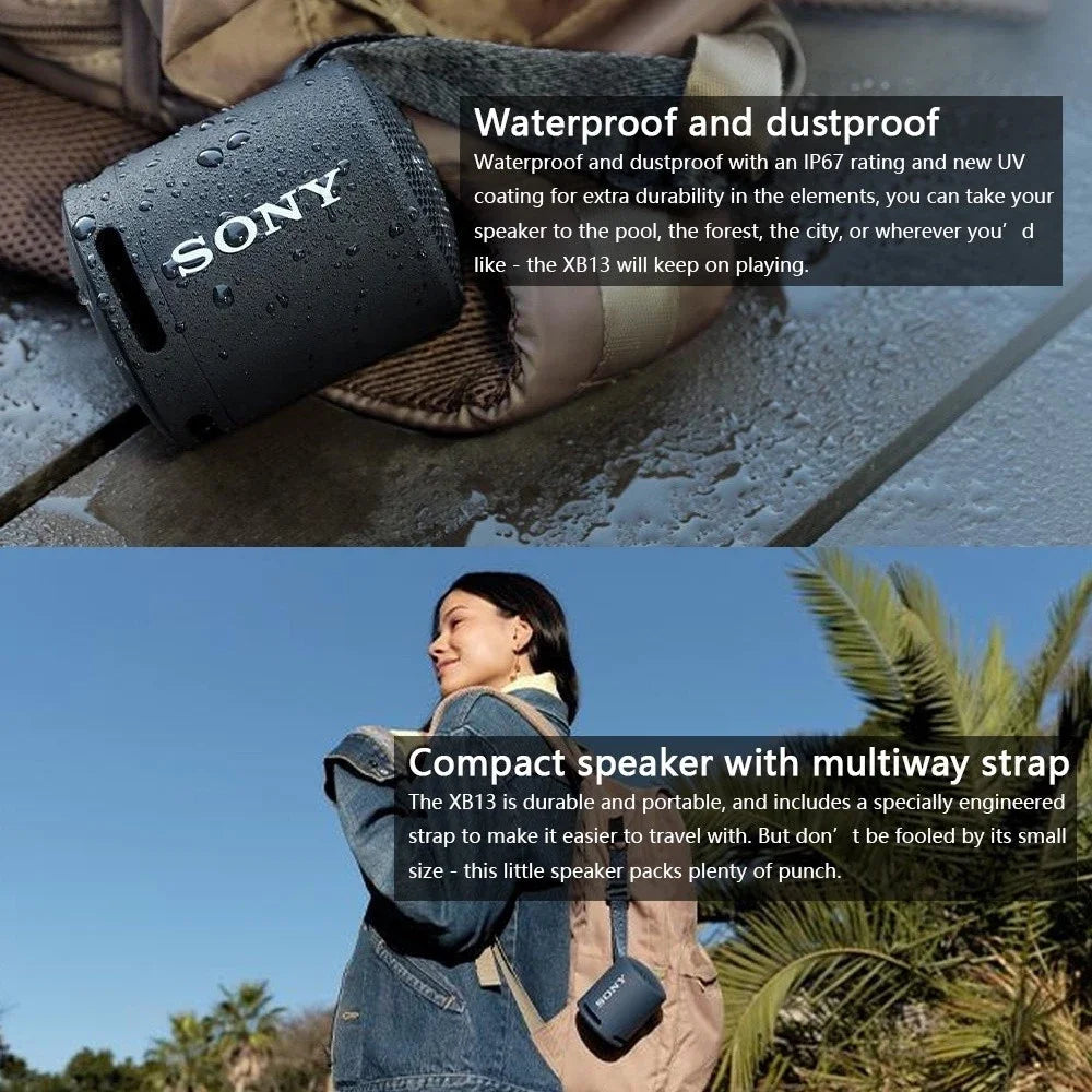 Sony SRS-XB13/PCE XB13 EXTRA BASS™ Portable Wireless Speaker
